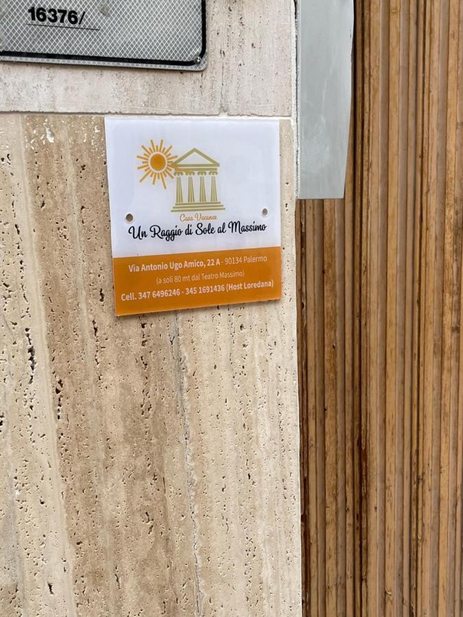 Un Raggio Di Sole Al Massimo Leilighet Palermo Eksteriør bilde